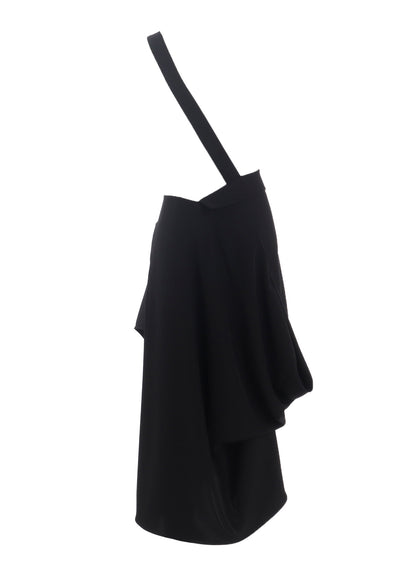 DOUBLE SATIN SQUARE SKIRT A