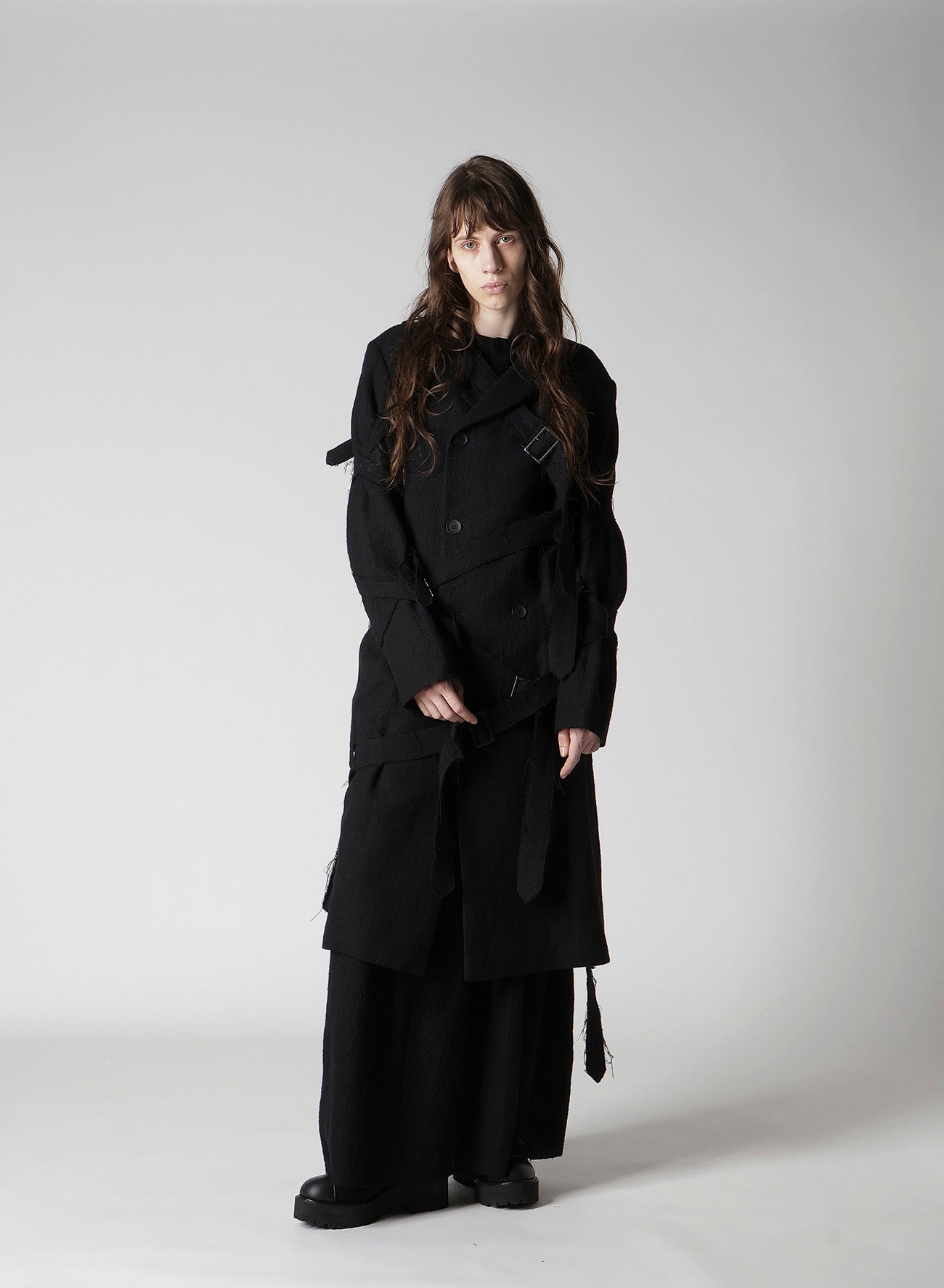 COTTON RAYON RIB SLIT CARDIGAN – THE SHOP YOHJI YAMAMOTO