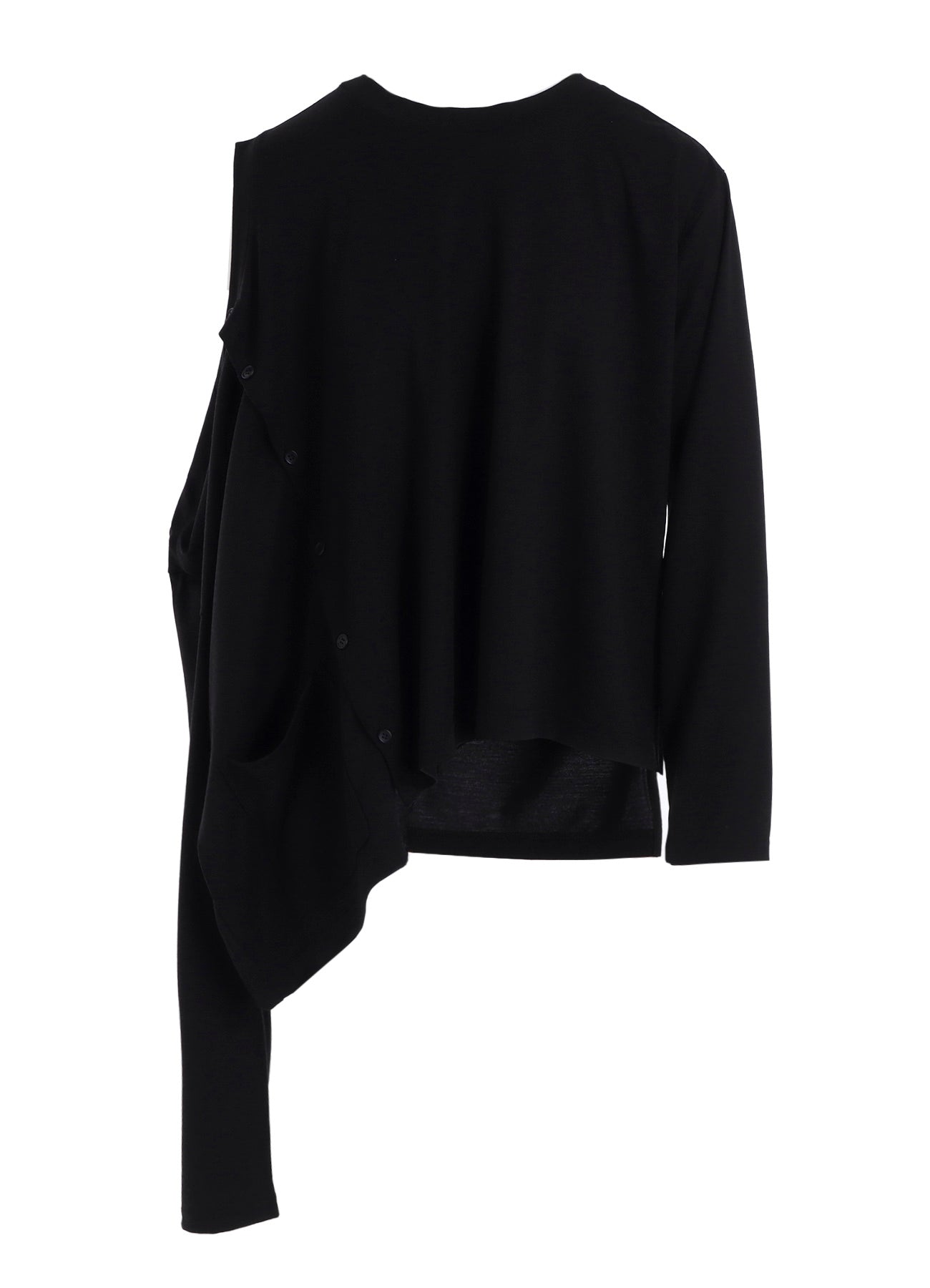 PLAIN STITCH 2WAY LONG SLEEVE T-SHIRT