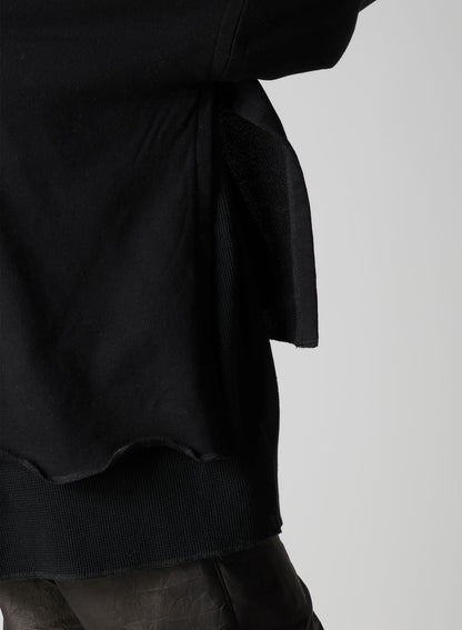 STAY TRUE PRINT LAYERED SHORT HOODIE