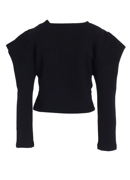 COTTON TIGHT FLEECE LINING SLEEVE PUFF JACKET