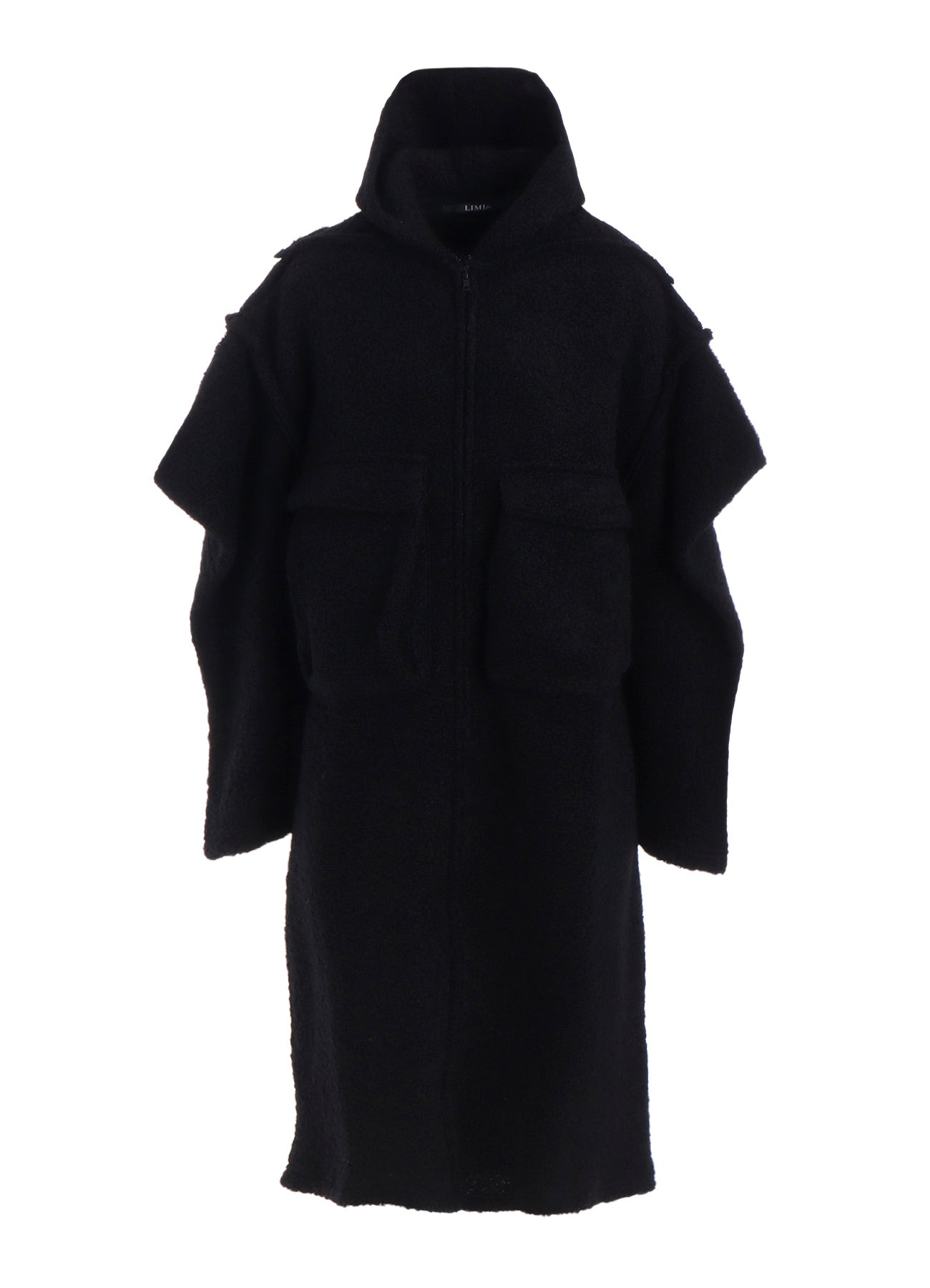 LOOP INLAY SLEEVE PUFF LONG JACKET