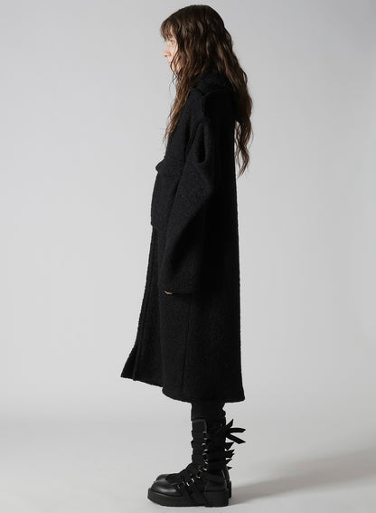 LOOP INLAY SLEEVE PUFF LONG JACKET