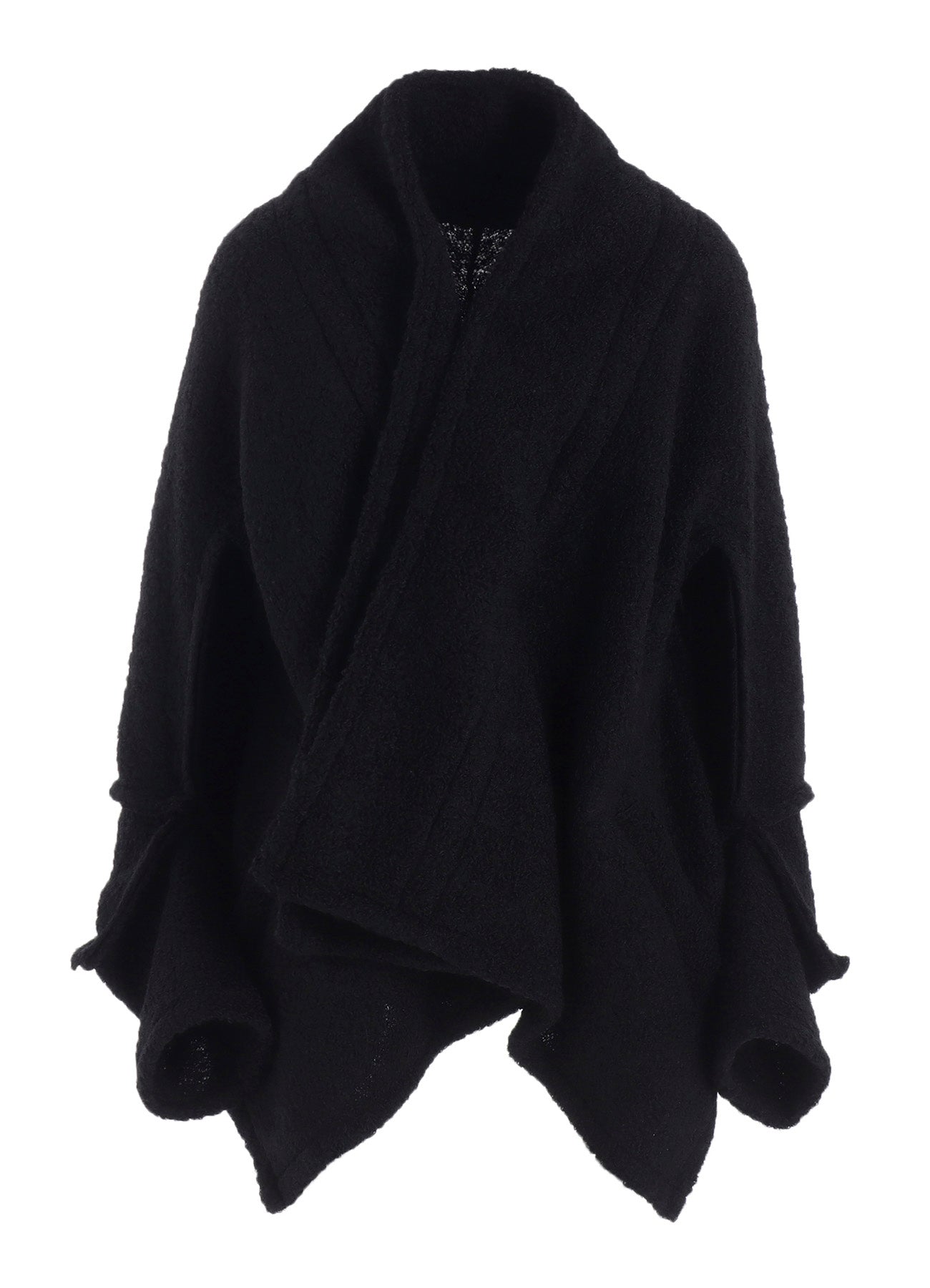 LOOP INLAY FRILLED COLLAR JACKET