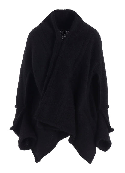 LOOP INLAY FRILLED COLLAR JACKET