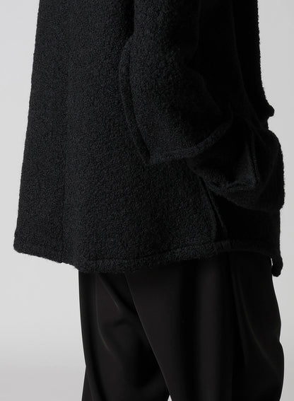 LOOP INLAY FRILLED COLLAR JACKET