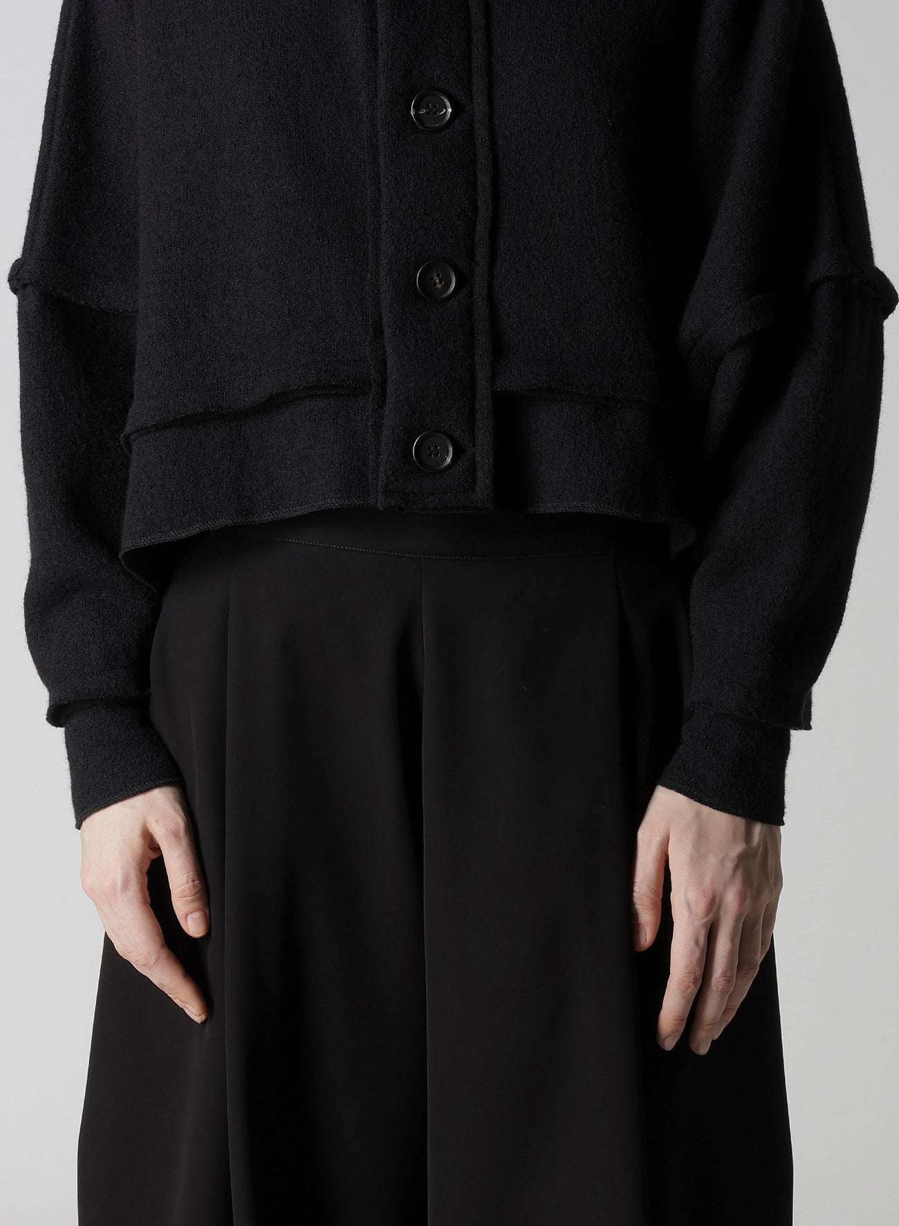 PLAIN STITCH SQUARE DESIGNED JACKET