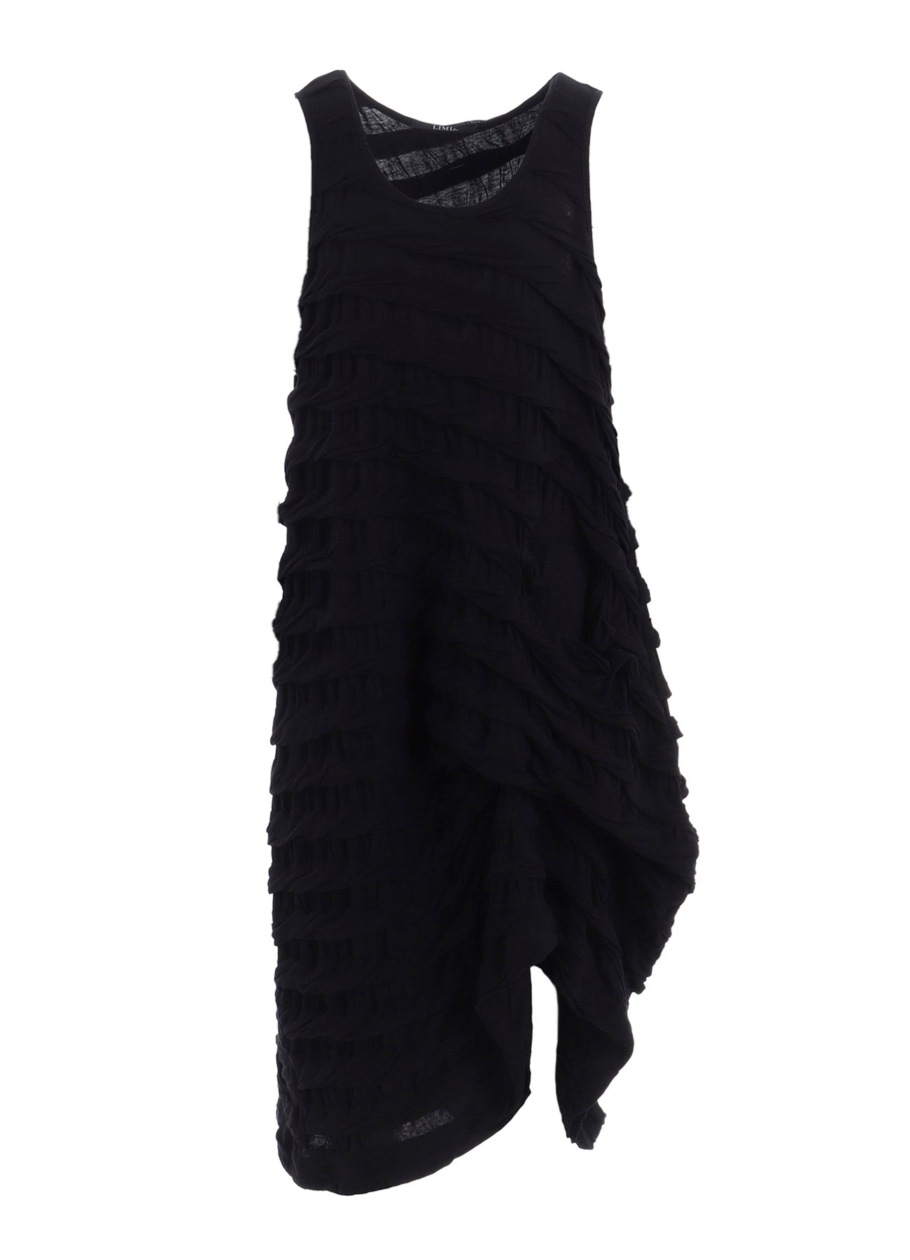 TWIST JACQUARD POCKET TUCK DRESS