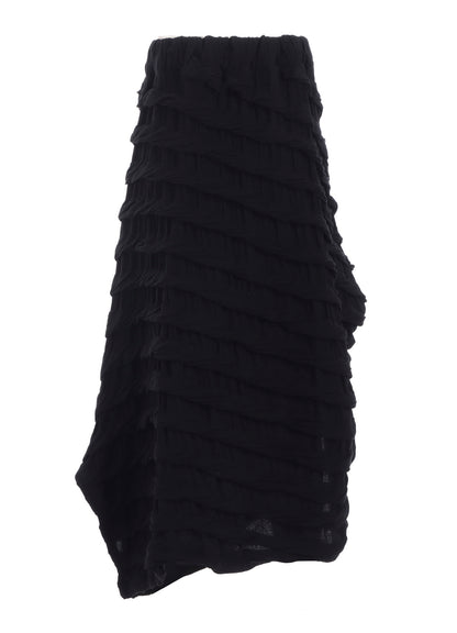 TWIST JACQUARD IRREGULAR HEM SKIRT