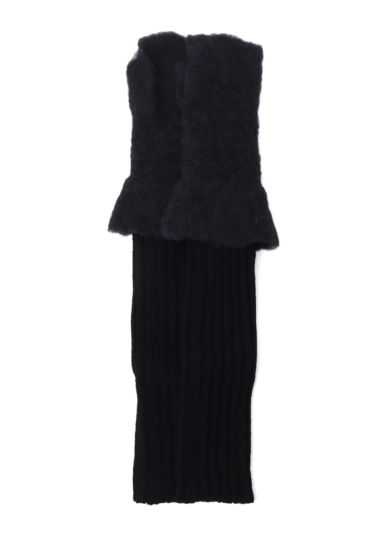 BRUSHED ALPACA LONG ARM MITTEN