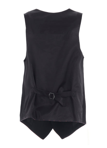 MILLED GABARDINE DARTS VEST