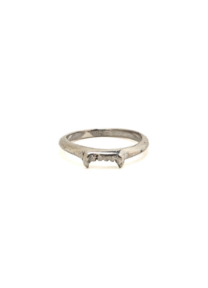 SILVER925 CAT TOOTH RING