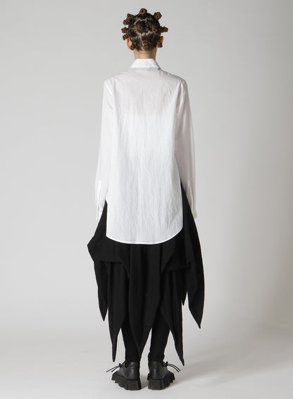 WASHER TYPEWRITER FRINGE SHIRT