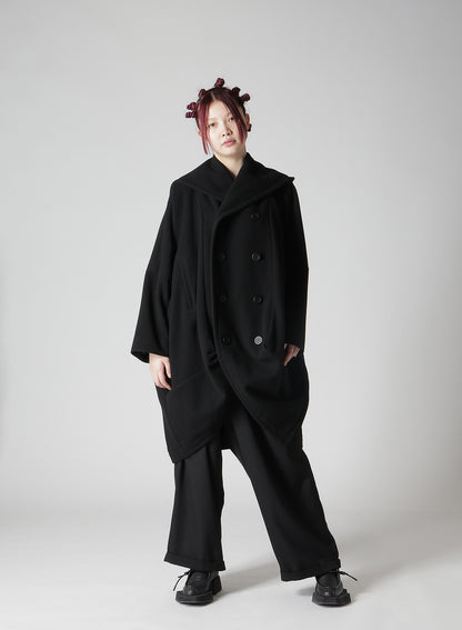 WOOL MOSSER FRONT COCOON COAT