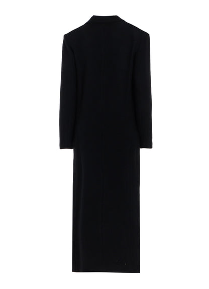 WOOL MOSSER LONG SLIT COAT