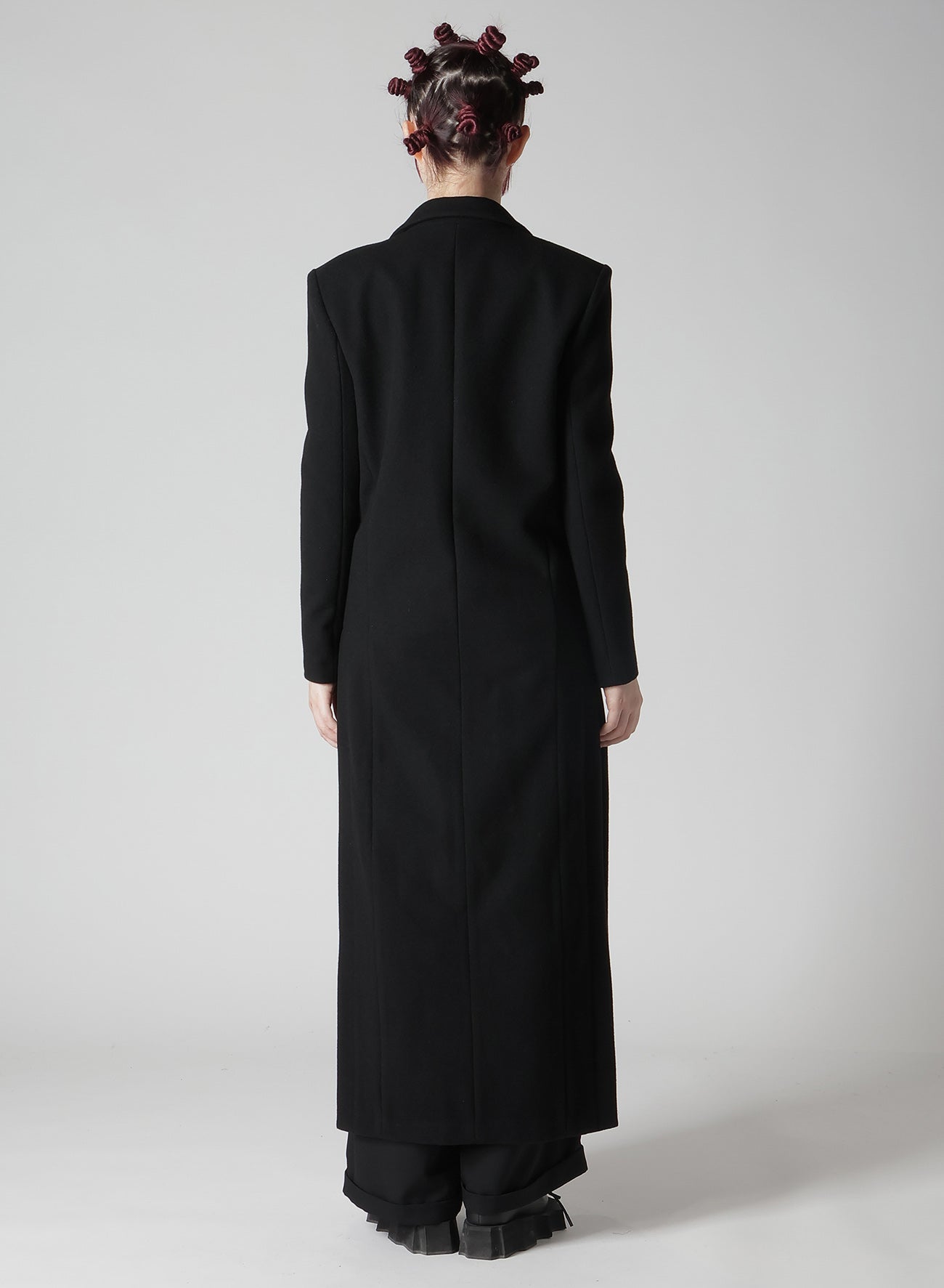 WOOL MOSSER LONG SLIT COAT