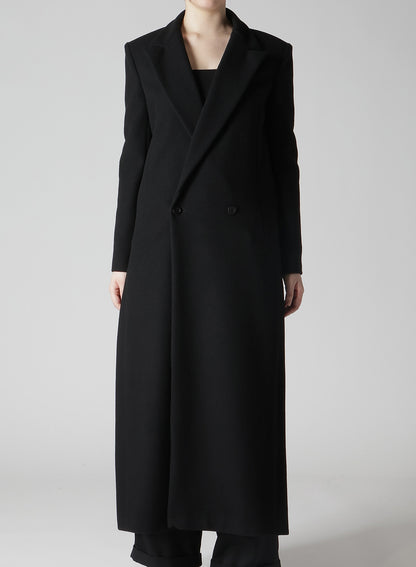 WOOL MOSSER LONG SLIT COAT