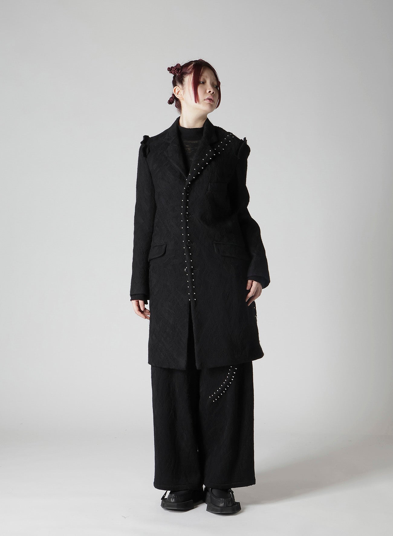 SKEIN NEEDLE TAILORED COAT