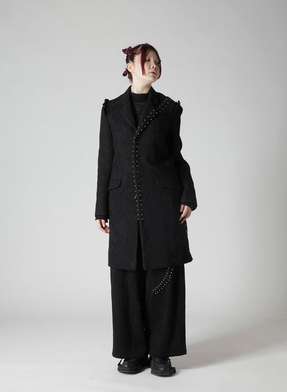 SKEIN NEEDLE TAILORED COAT