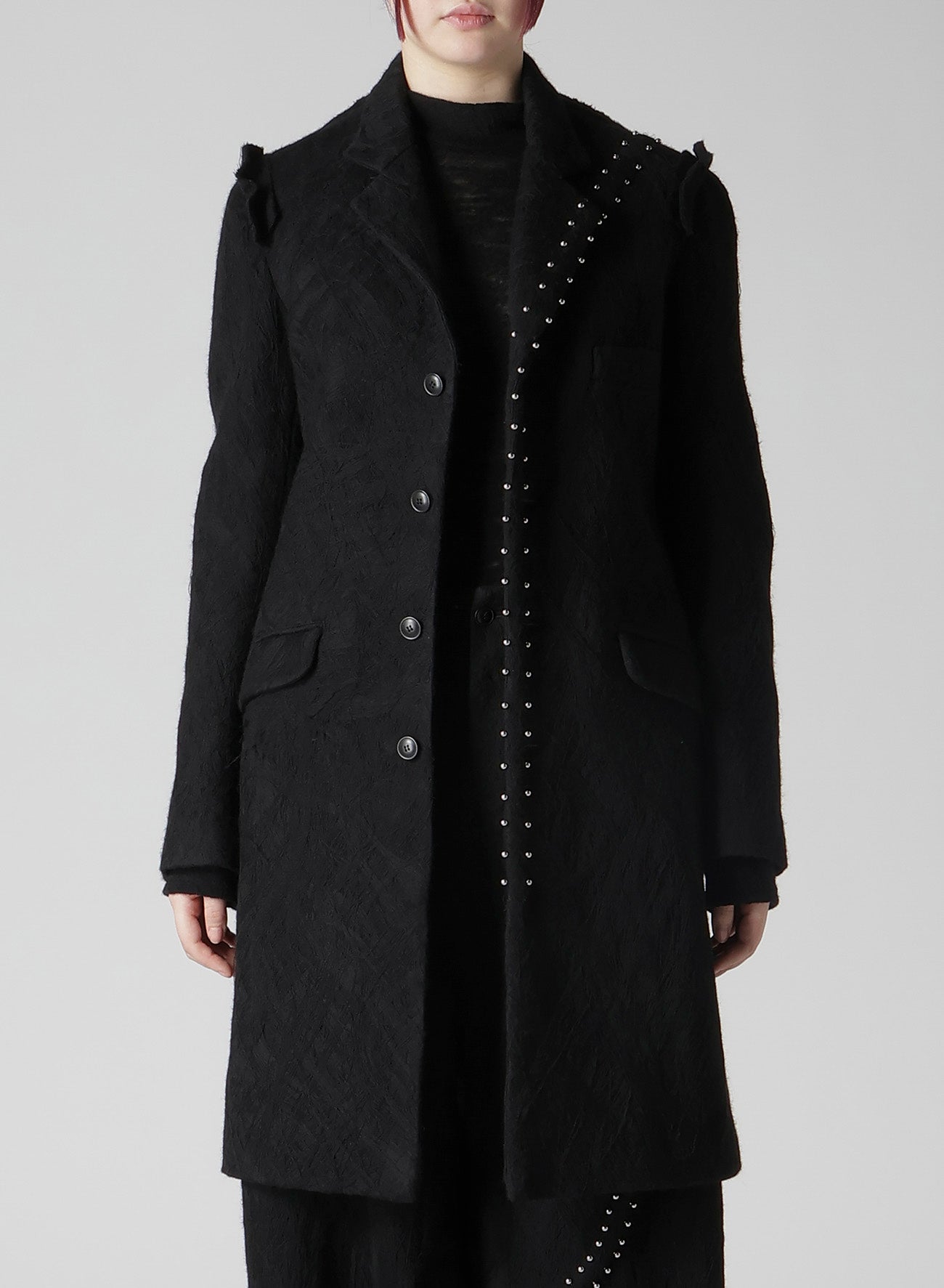 SKEIN NEEDLE TAILORED COAT