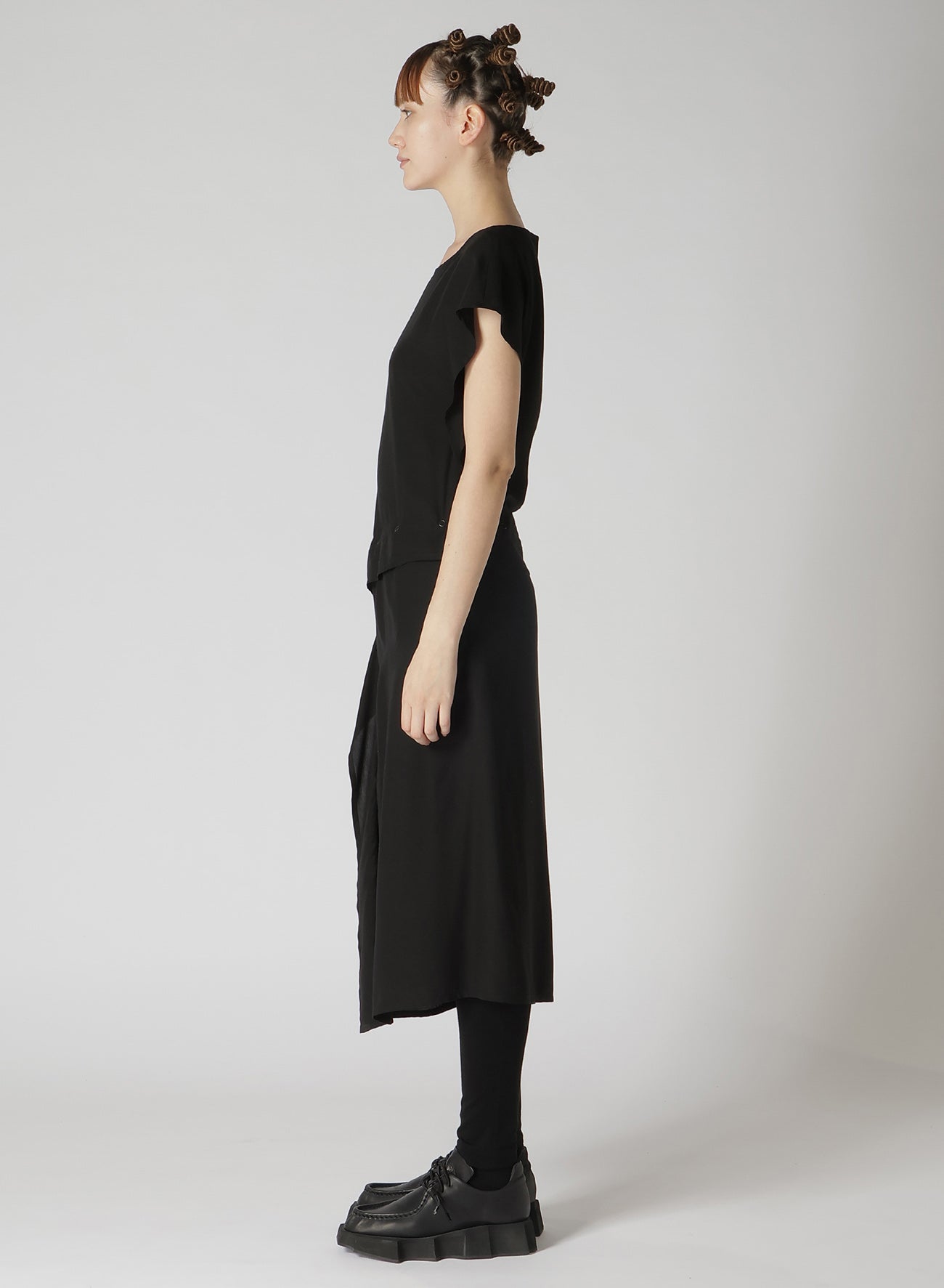 POPLIN SNAP DRESS