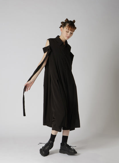 TRIACETATE DECIN SLIT DRESS