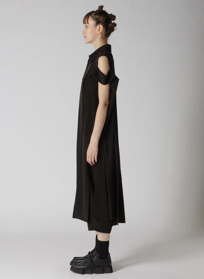 TRIACETATE DECIN SLIT DRESS