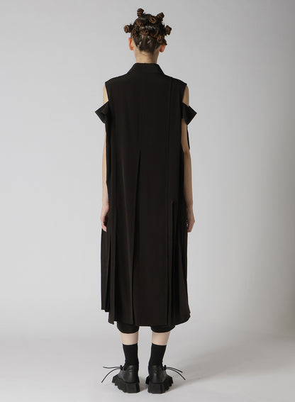 TRIACETATE DECIN SLIT DRESS