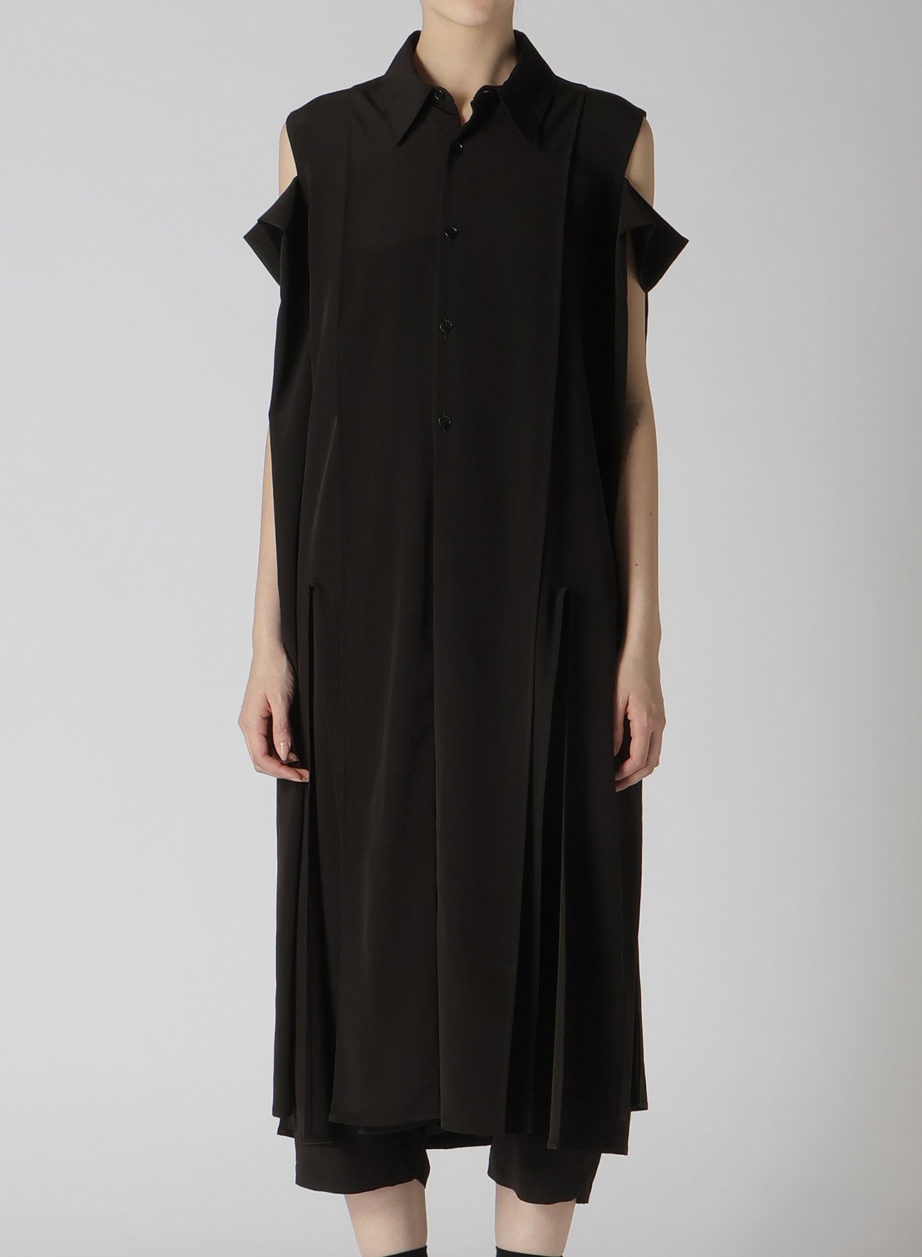 TRIACETATE DECIN SLIT DRESS