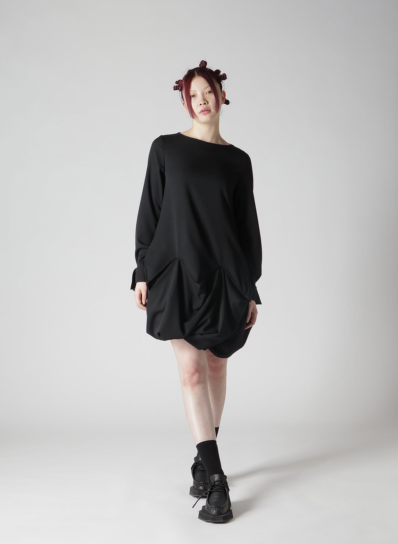 WOOL GABARDINE BOX DRESS