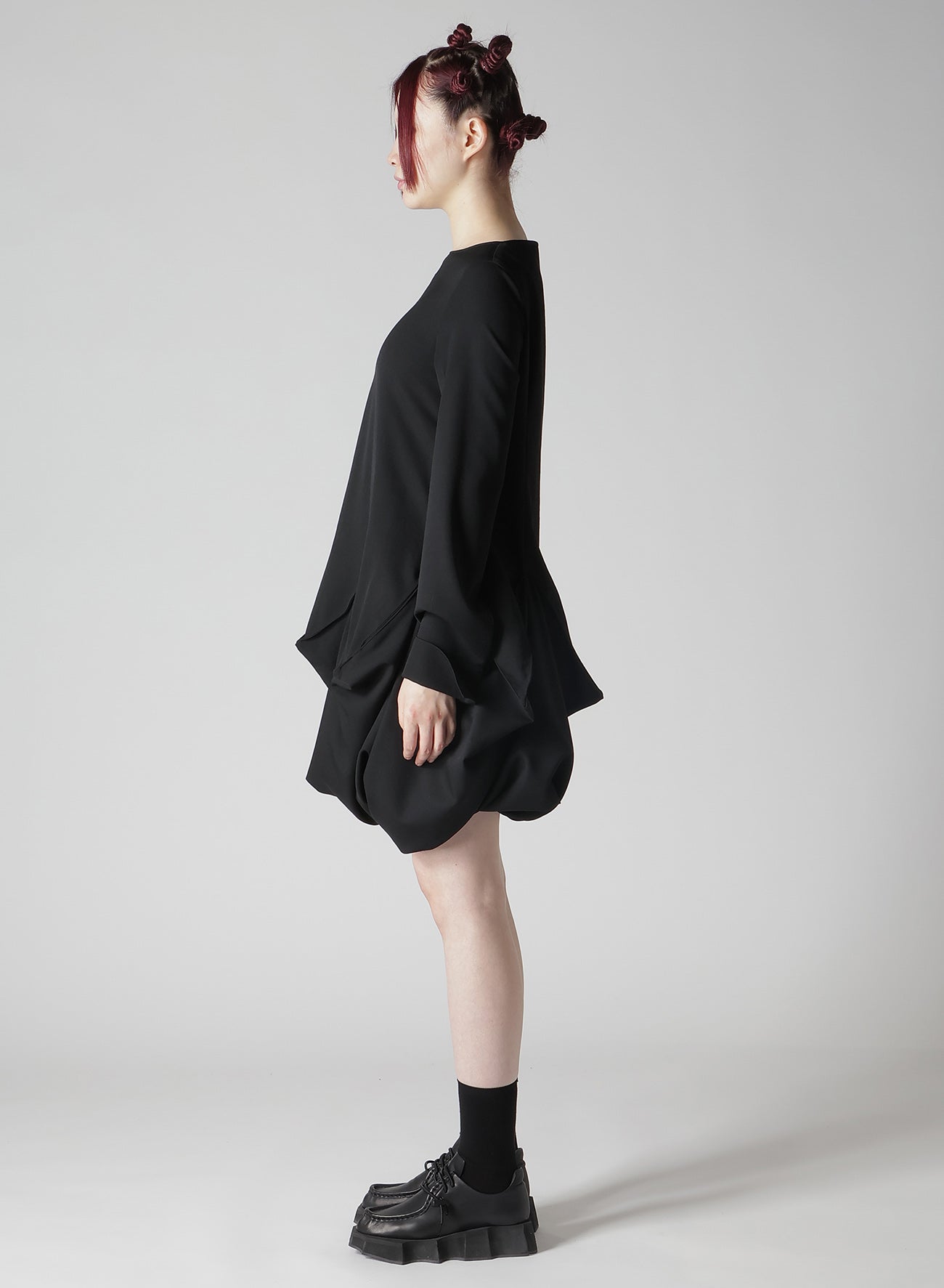 WOOL GABARDINE BOX DRESS