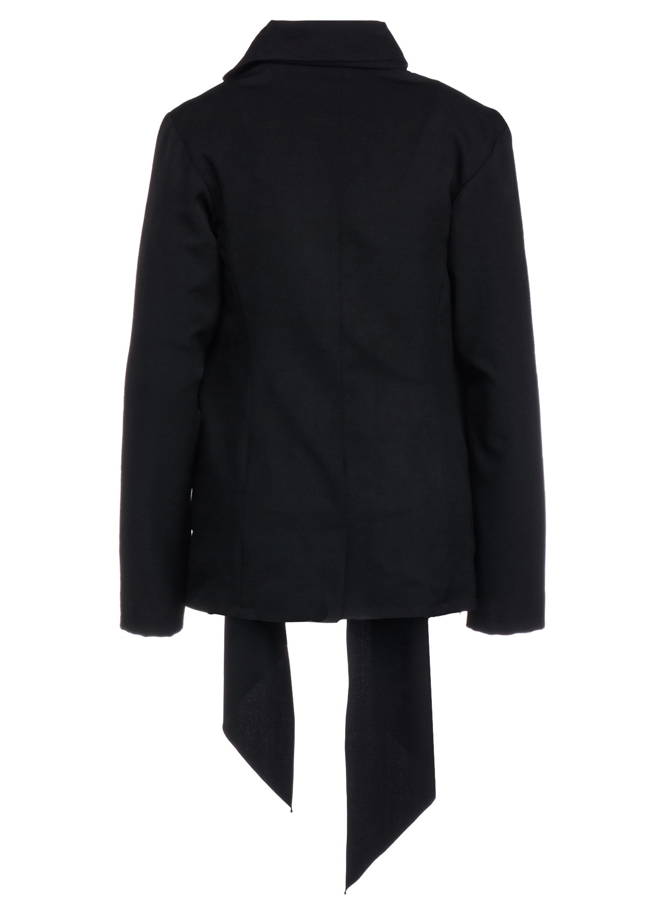 WOOL GABARDINE STOLE DETAIL JACKET