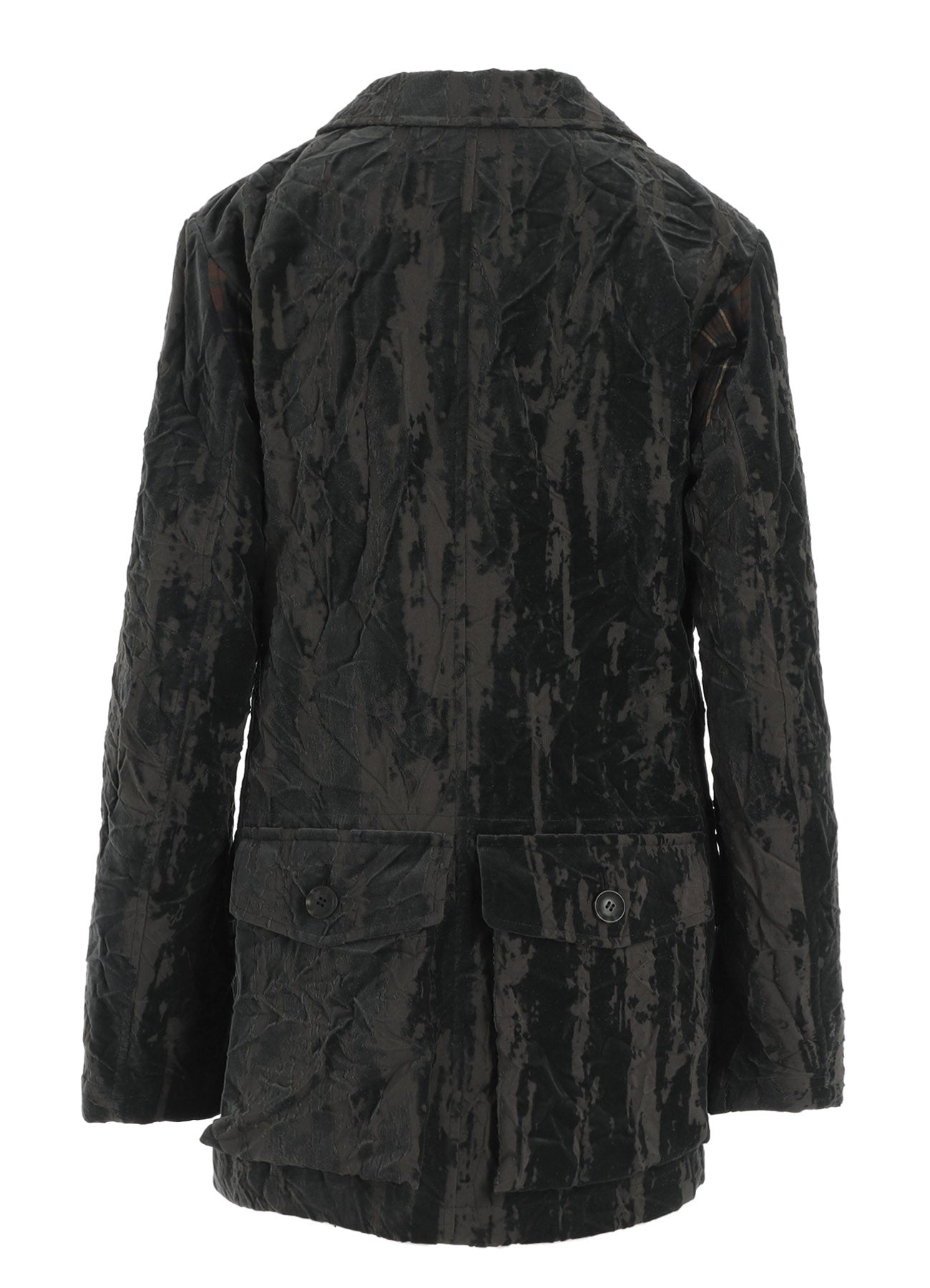 GRUNGE VELVET ARMY JACKET