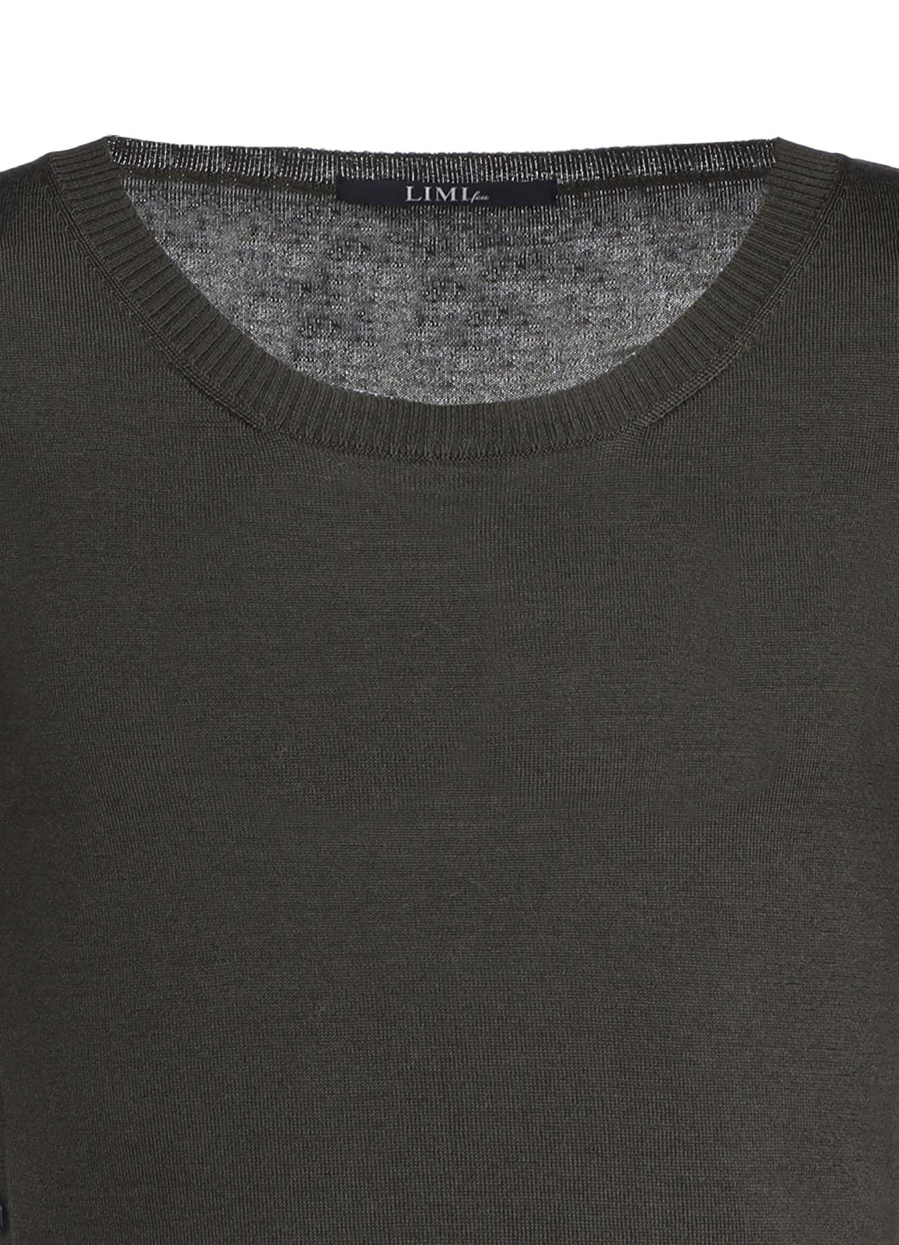 STANDARD SOFT WOOL WOSHABLE PLAIN STITCH SIDE SWEATER