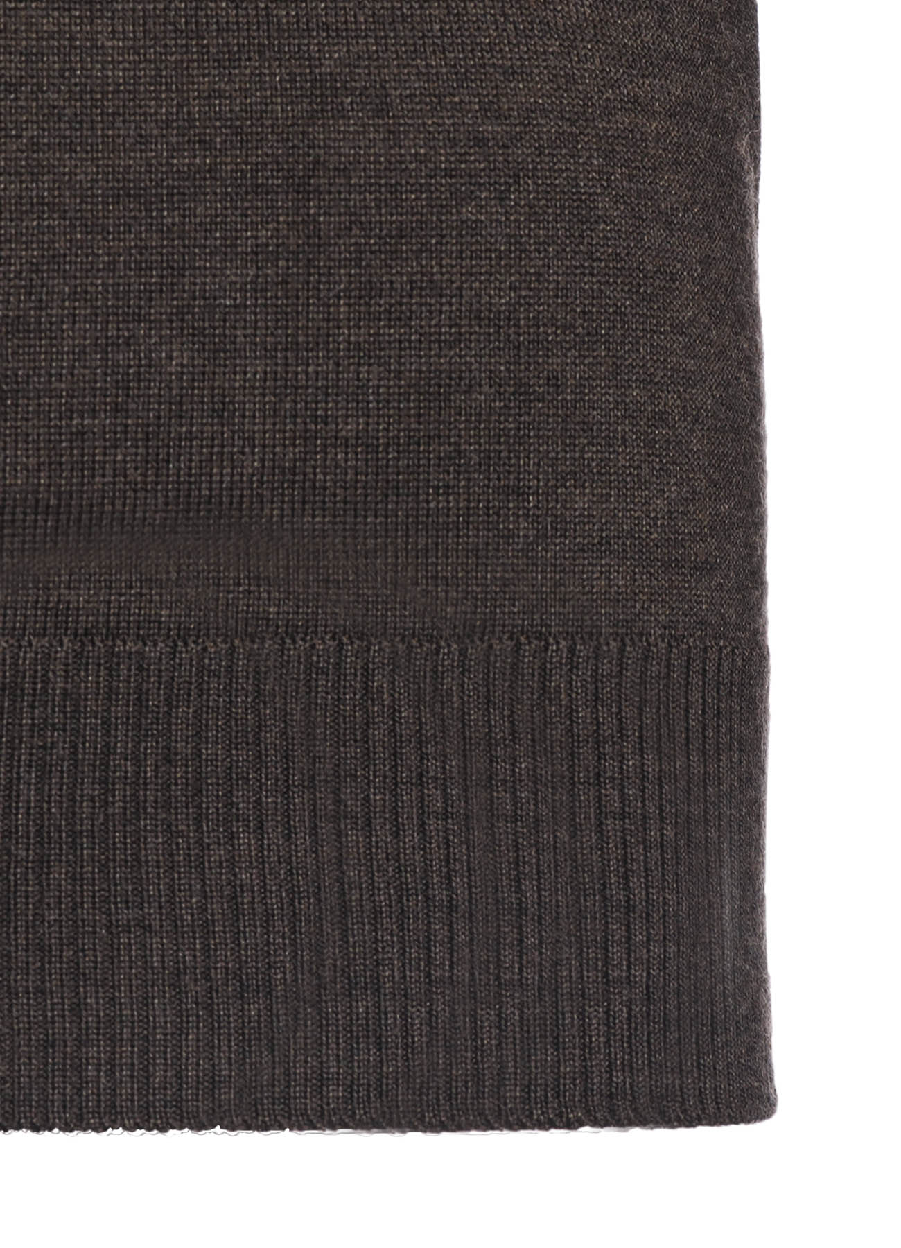 STANDARD SOFT WOOL WOSHABLE PLAIN STITCH SIDE SWEATER