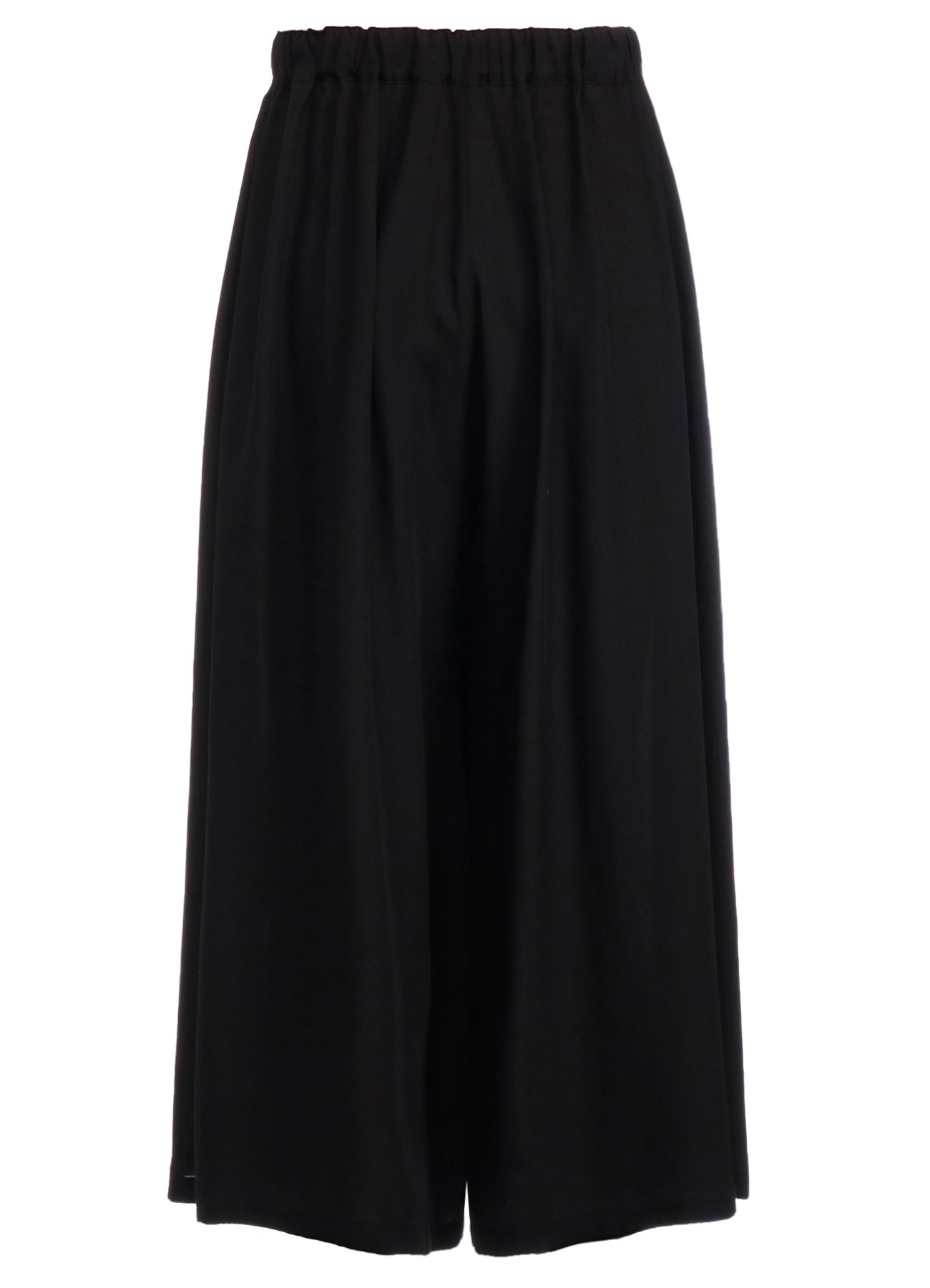 POPLIN FRONT LAYERED FLARED PANTS