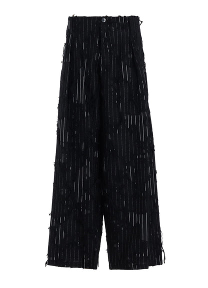 CRUSH STRIPE TUCKED PANTS