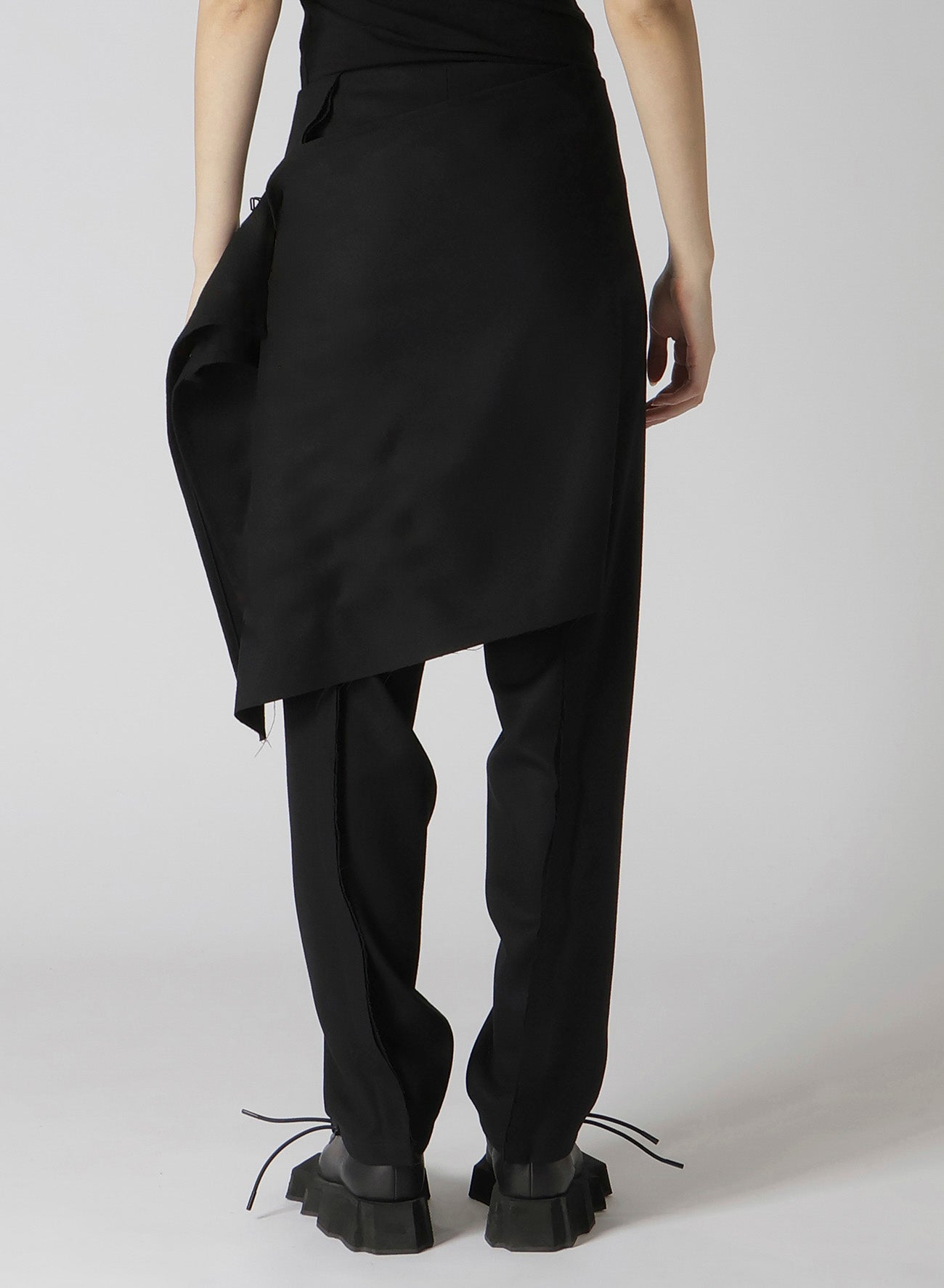 MILLING SERGE WRAP SKIRT PANTS