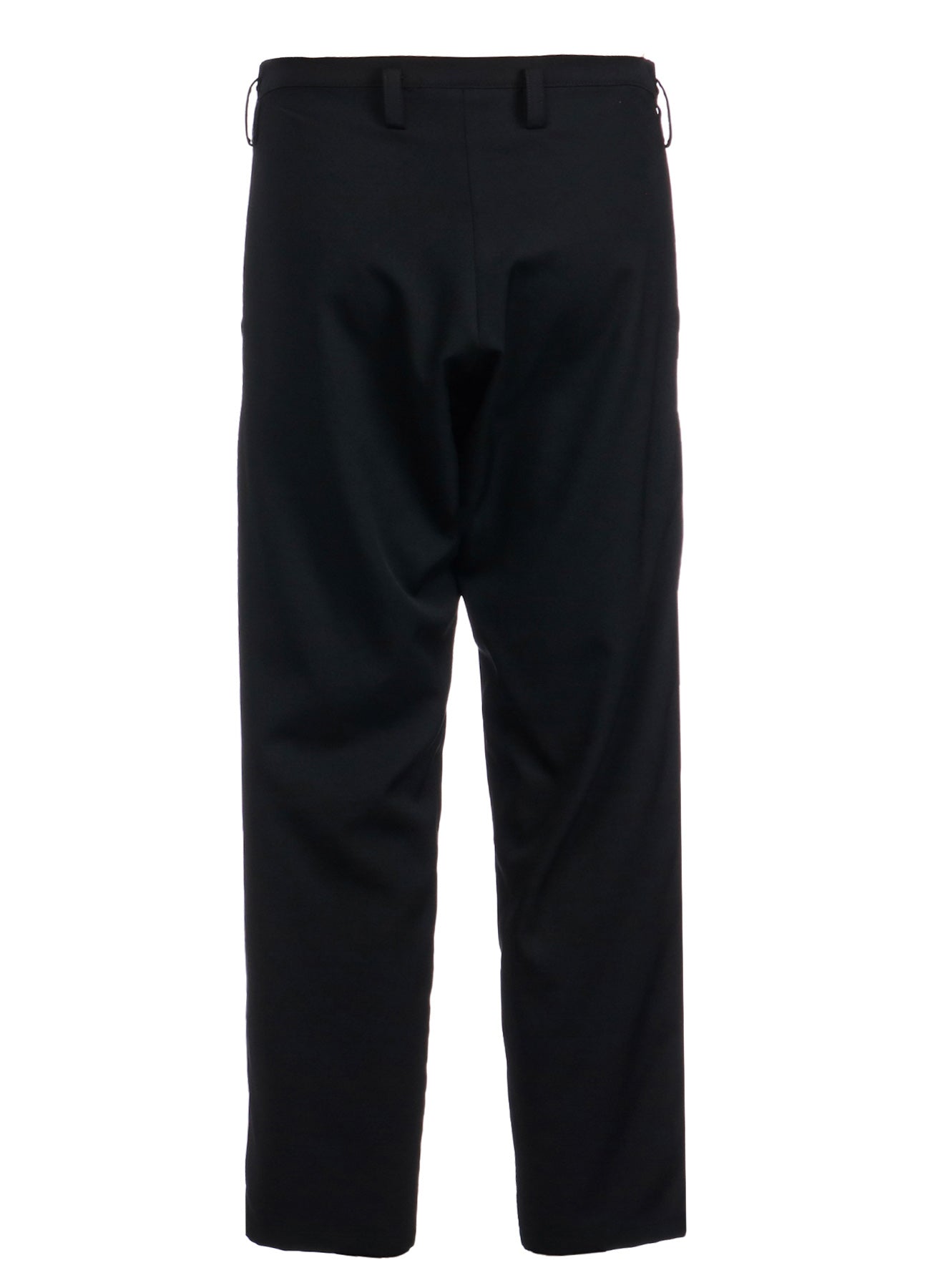 WOOL GABARDINE STRAIGHT PANTS