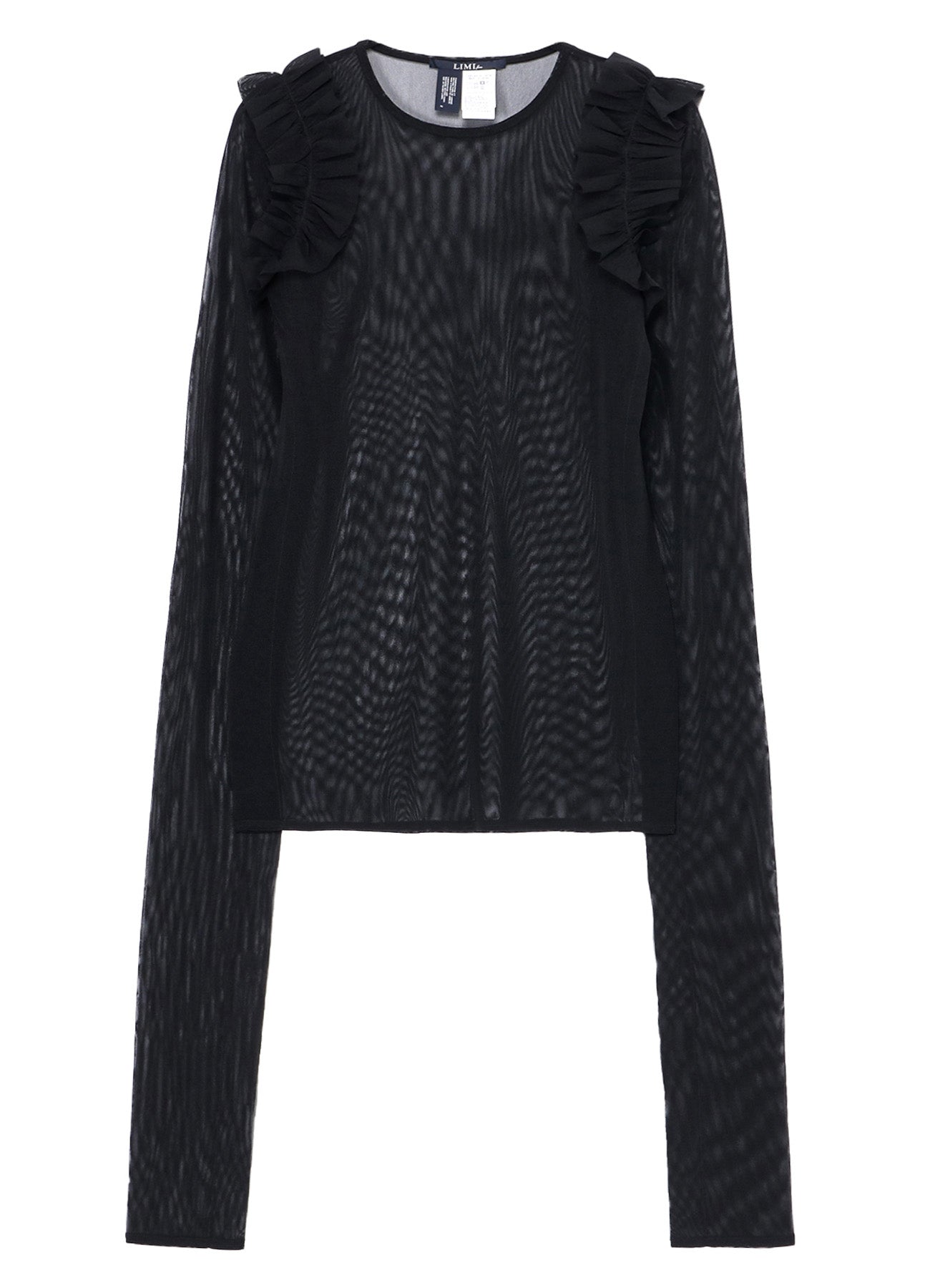 ヨウジヤマモトLimifeu TULLE FRILL LONG T-SHIRT