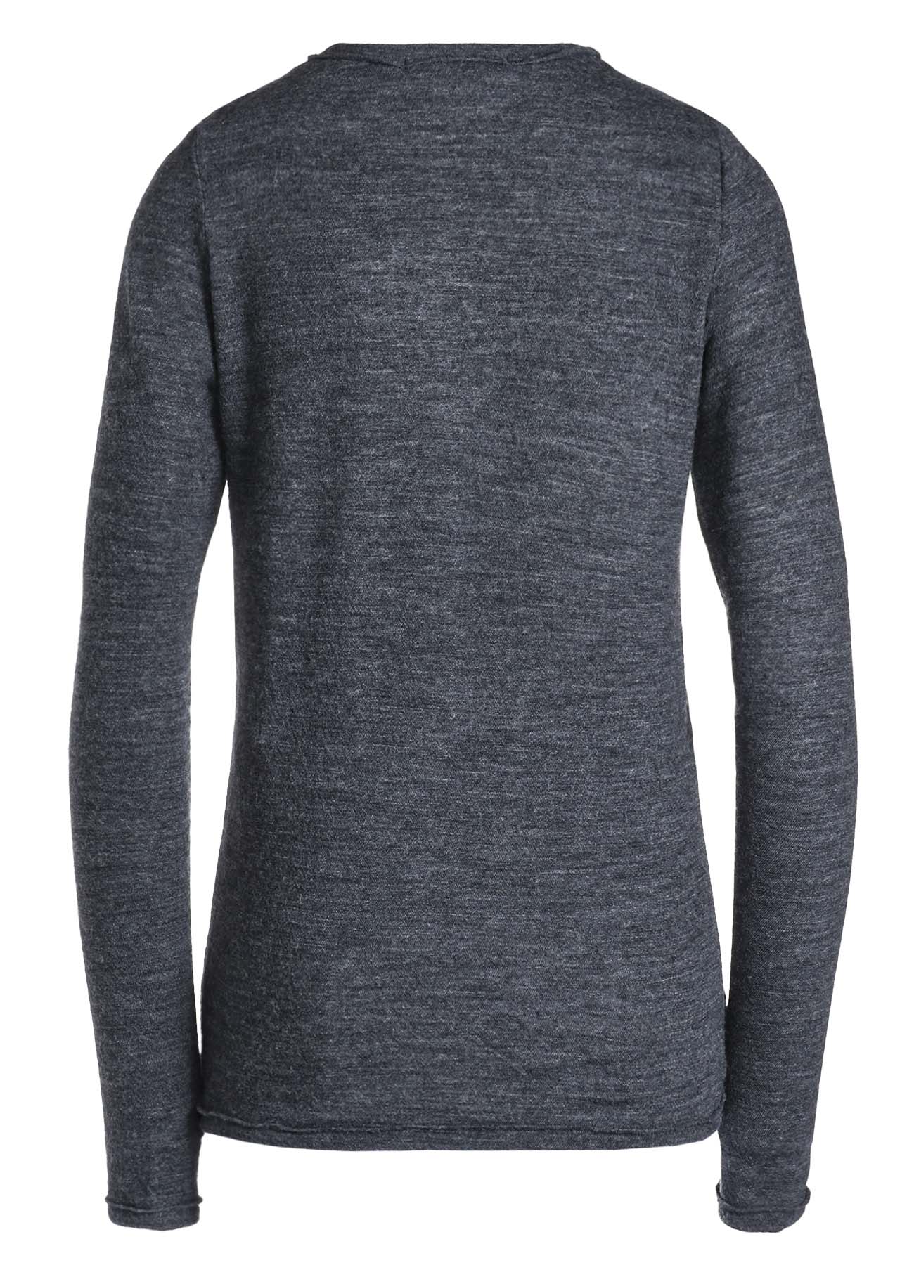 WOOL SHRINK SINGLE JERSEY LONG SLEEVES T-SHIRT