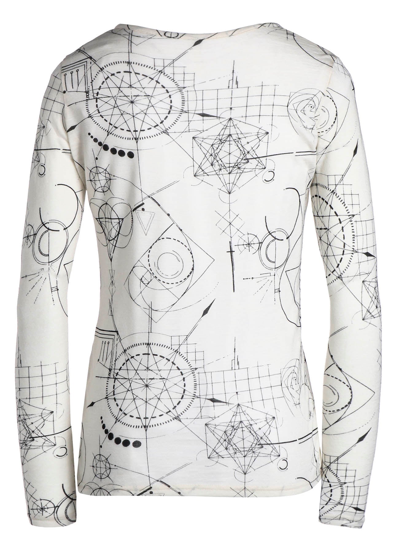 TATTOO PRINT LONG T-SHIRT