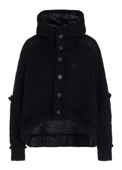 LOW GAUGE WOOL DOUBLE FACE SHORT PARKA