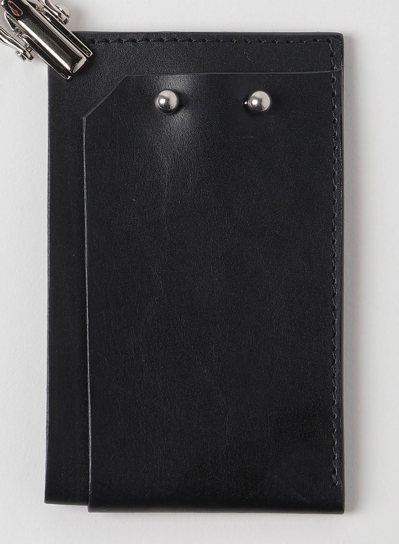 OIL TANNED LEATHER CARD CASE WITH STRAP