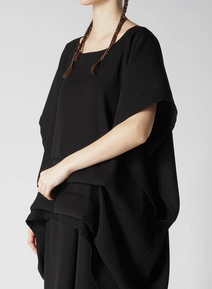 【12/13 10:00(JST) Release】DOUBLE SATIN TUCK BLOUSE