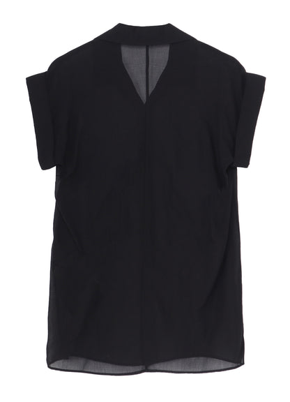 CHIFFON DRAPE SHIRT