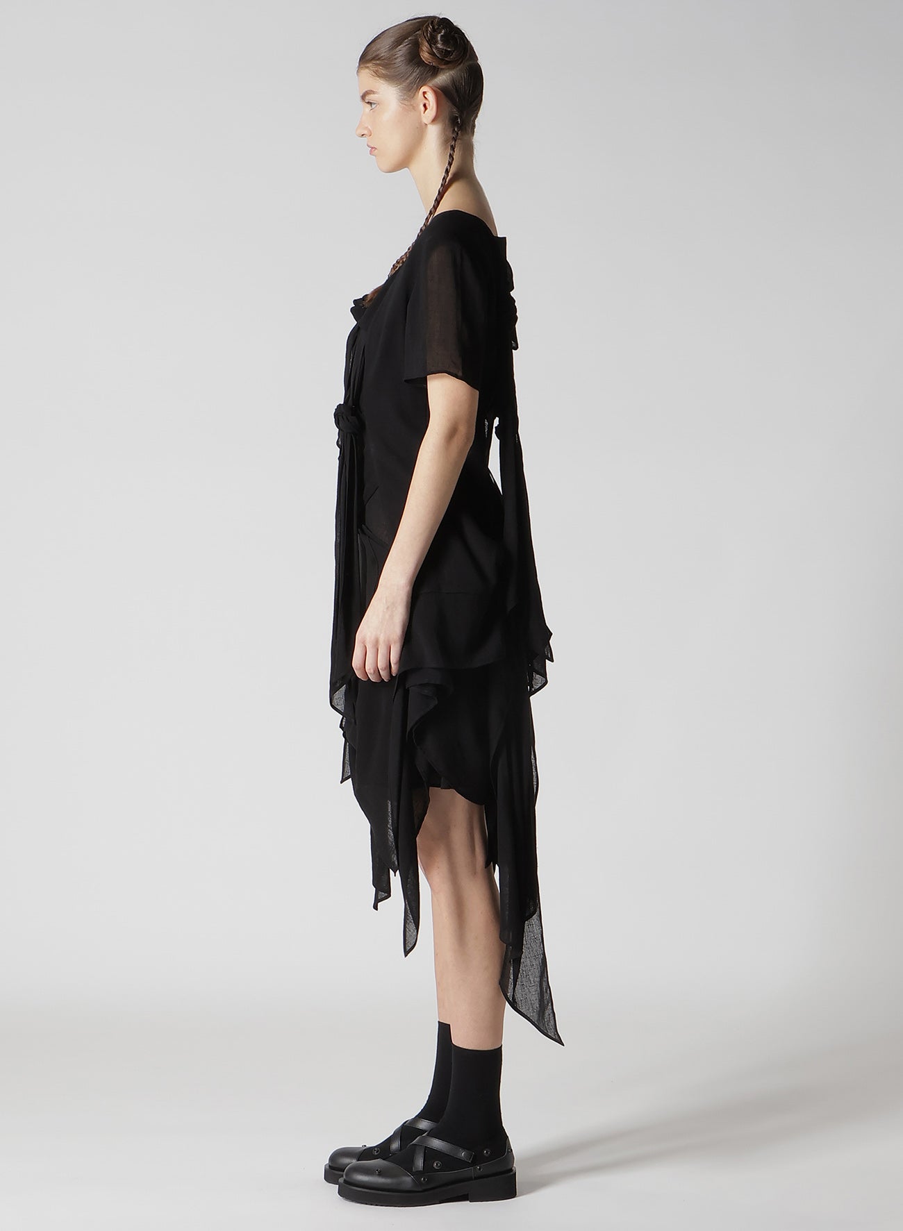 GAUZE RIBBON DRESS