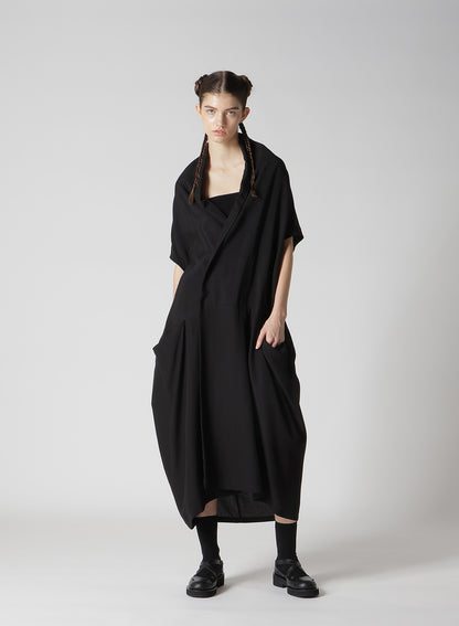 【12/13 10:00(JST) Release】POPLIN KIMONO DRESS