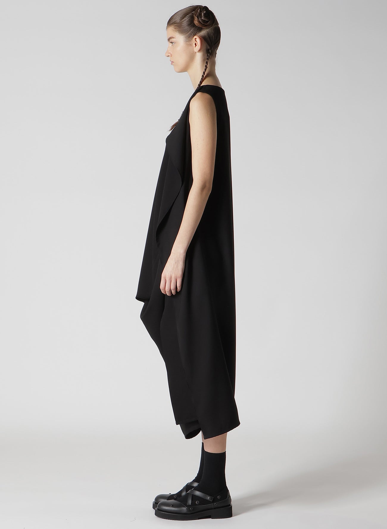 【12/13 10:00(JST) Release】DOUBLE SATIN DRAPING DRESS