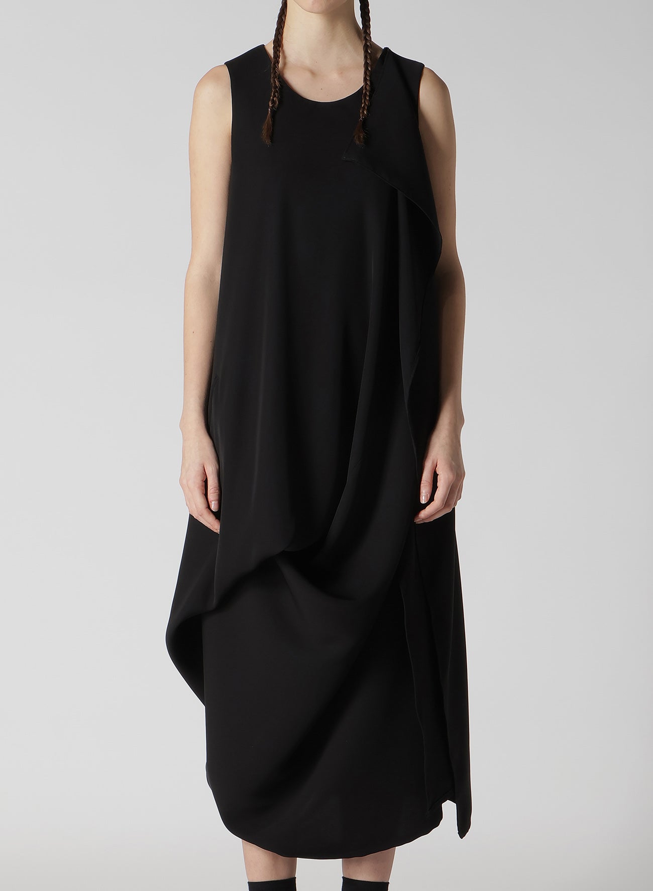 【12/13 10:00(JST) Release】DOUBLE SATIN DRAPING DRESS